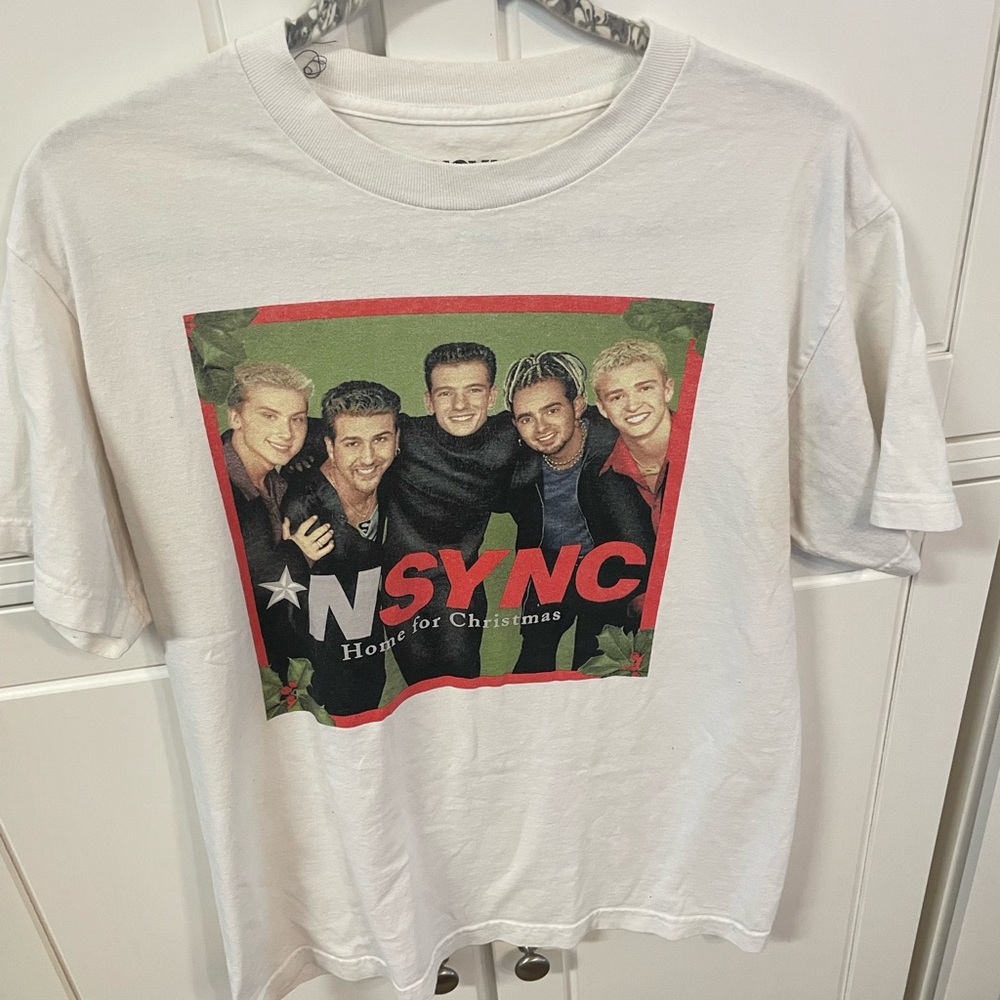 White NSYNC Graphic T-Shirt